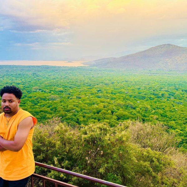 Viewpoint over the forest and mountains near Arba Minch