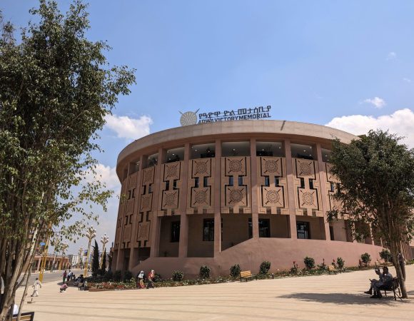 The monumental Adwa Victory Memorial in Addis Ababa commemorating Ethiopian sovereignty