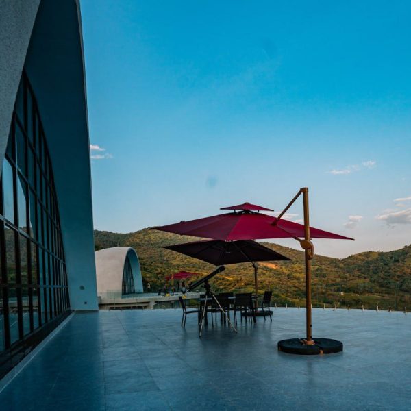 Terrace view over the hills at Chebera Churchura