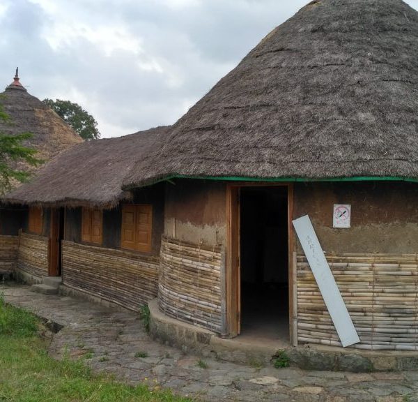 Thatched site museum at Melka Kunture